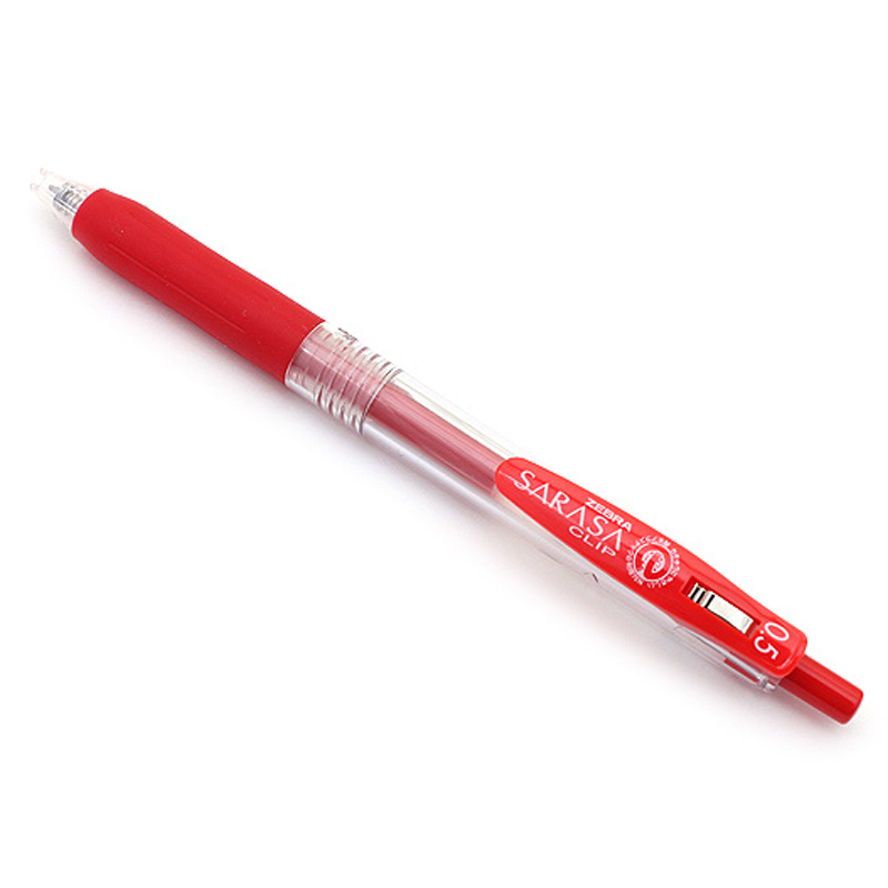 Zebra JJ15 Sarasa Clip 0.5mm Pen - Red